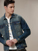 Solid Denim Trucker Jacket