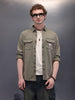 Double Pocket Full Sleeve Shirt | Green