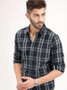 Regular Fit Checkered Shirt | Green