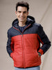 Colourblocked Hooded Puffer Jacket