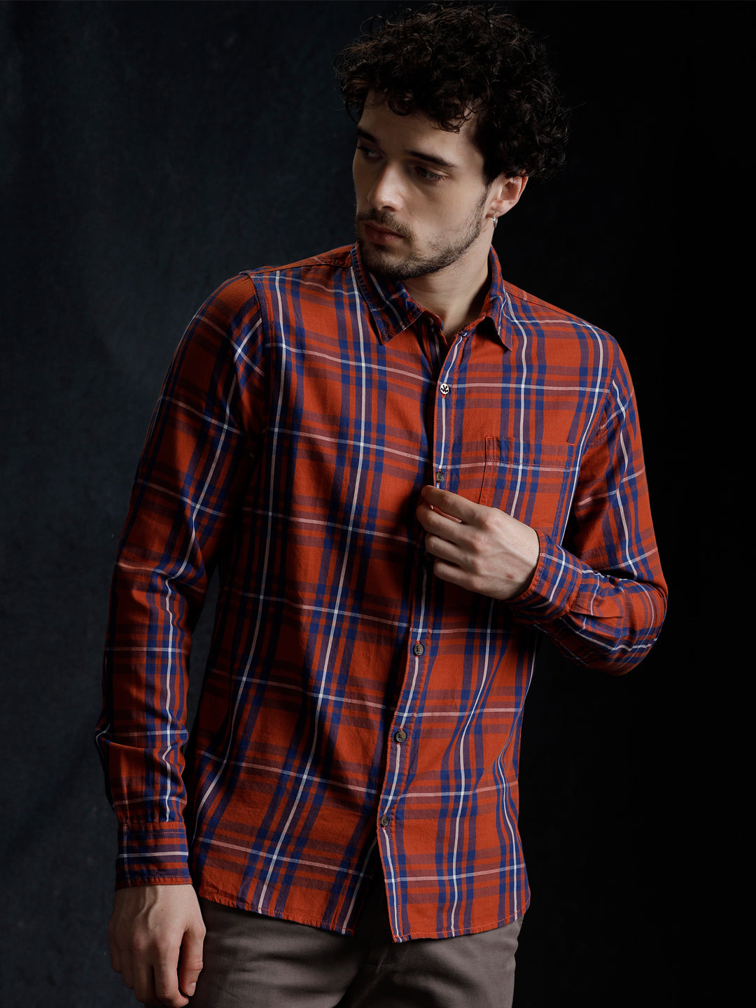 Sienna Slim Fit Checked Shirt