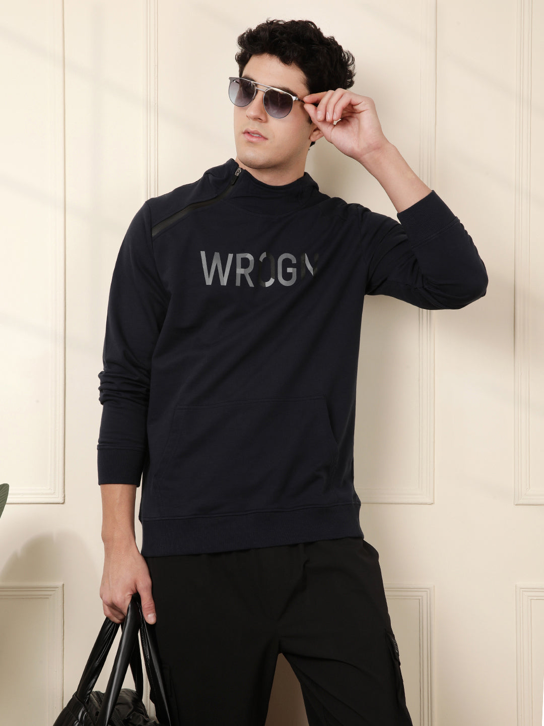 Hooded Zipper Slim Fit T-Shirt