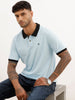 Slim Fit Contrast Sleeve Polo T-Shirt | Off White