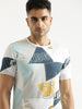 Abstract Colours Printed T-Shirt