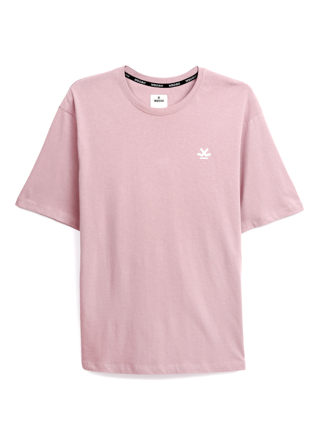 Basic Logo Printed Pink T-Shirt