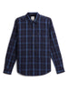 Blue Checks Casual Plaid Shirt