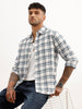 Regular Fit Checkered Shirt | White