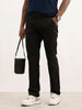 Solid Straight Fit Blended Trouser | Black | WTR0200SR4064S