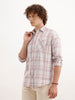Slim Fit Checkered Shirt  | Pink