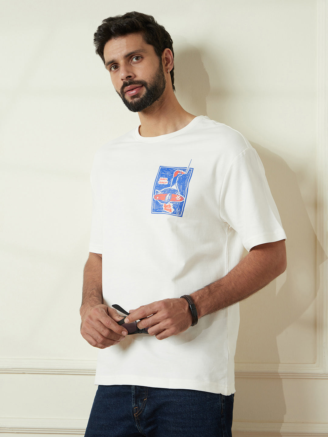 Surf Duck Placement Printed T-Shirt