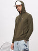 Solid Olive Pullover Hoodie