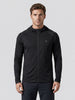 Hooded Zipper Sweatshirt | Active | Black