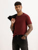 Core Basics Slim Fit T-Shirt | Maroon