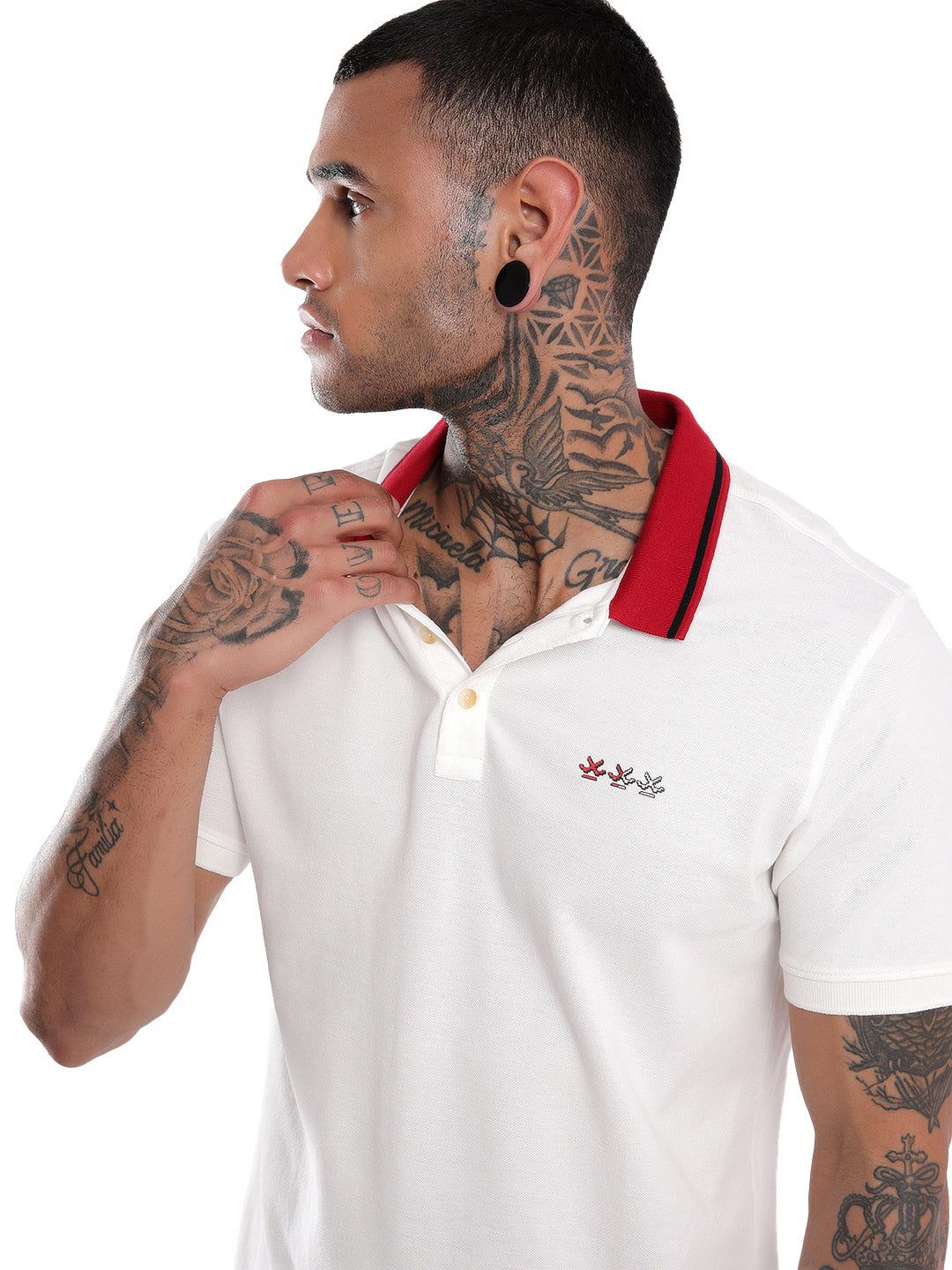 White Logo Play Polo T-Shirt