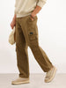 Solid Loose Fit Cargo Trouser | Olive | WTR0100LS5118W