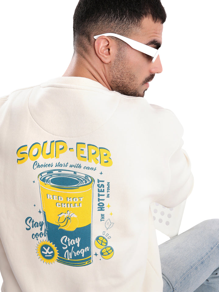 Elite Soup-erb Back Printed Sweatshirt