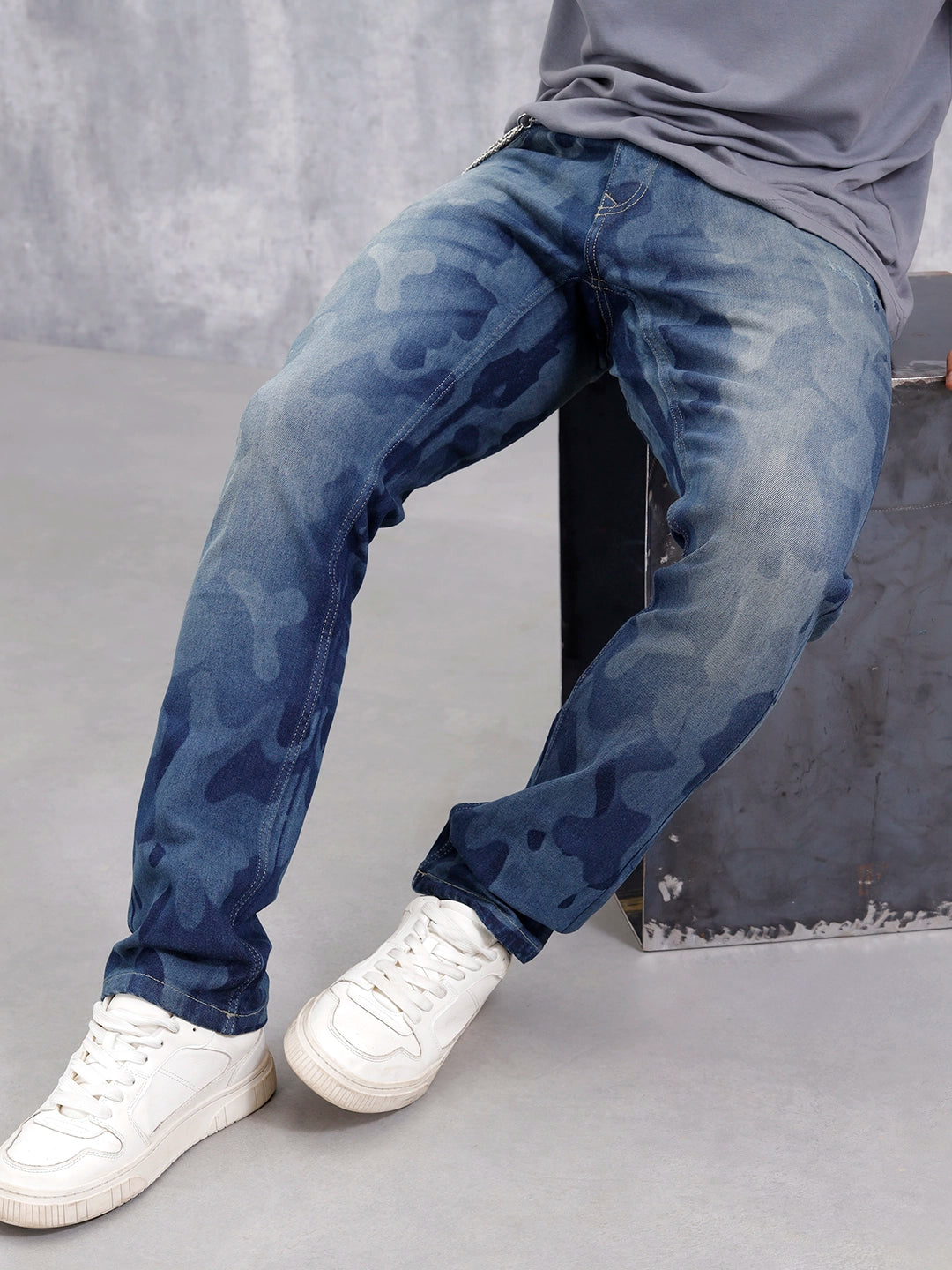 Straight Fit Corduroy Trousers | Brown