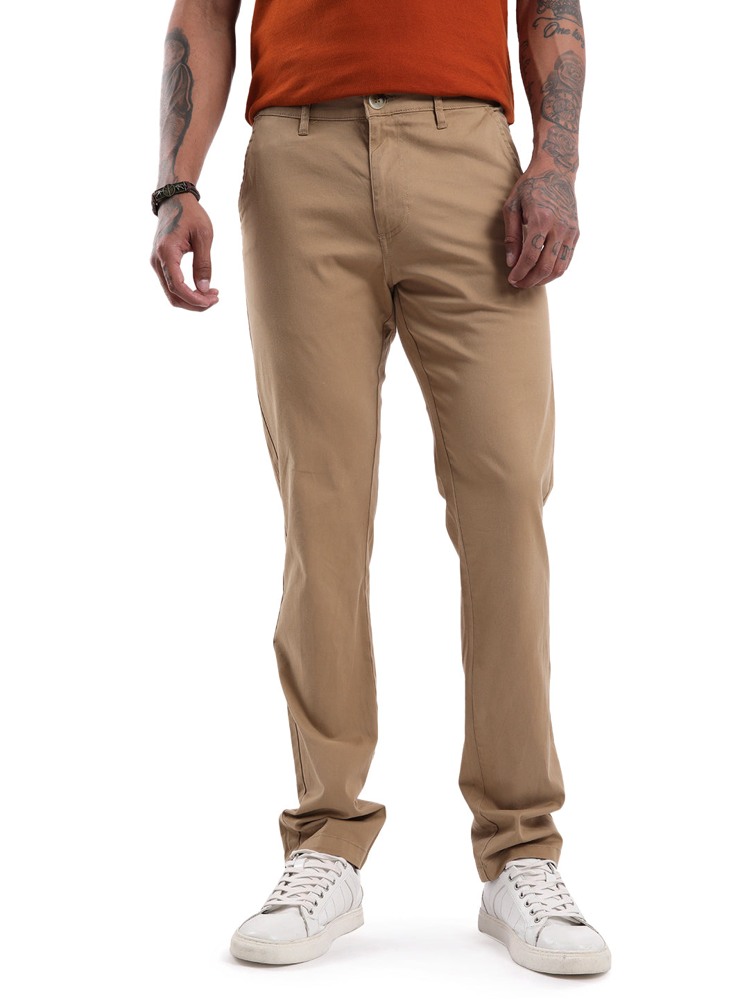 Khaki Slim Fit Trouser