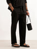 Solid Loose Fit Trouser | Black