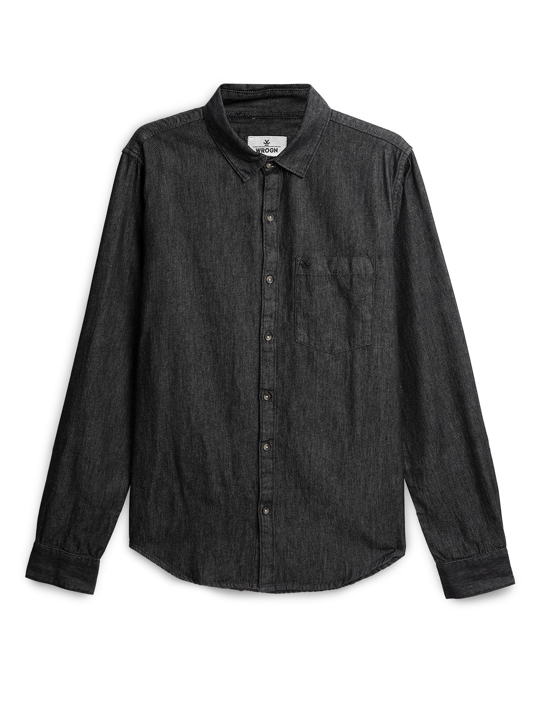 Premium Washed Slim Fit Denim Shirt