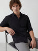 Solid Regular Fit Full Sleeve Shirt | Charcoal