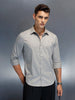 Men's Casual Slim Fit Shirt | Grey