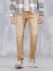 Men's Casual Slim Fit Jeans | Khaki