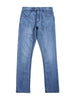 Casual Solid Blue Slim Fit Jeans