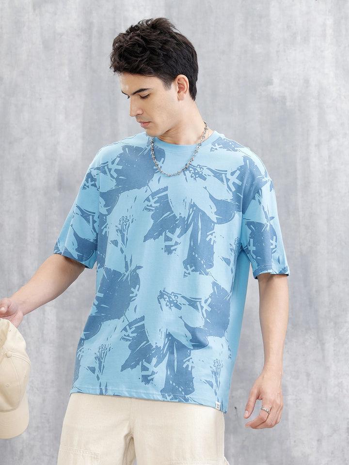 Graphic AOP T-Shirt | Blue