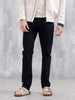 Men's Casual Slim Fit Trousers | Navy Blue