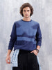 Men's Graphic Printed Sweatshirt | Navy Blue