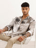 Comfort Fit AOP Full Sleeve Shirt | Grey