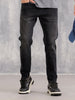 Skinny Crop Vintage Wash Jeans | Black