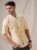 Mandarin Collar Half Sleeve Shirt