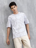 Typography AOP T-Shirt | Purple