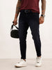 Faded Skinny Crop Fit Denim Jeans | Dark Blue | WJN0200SC2177S