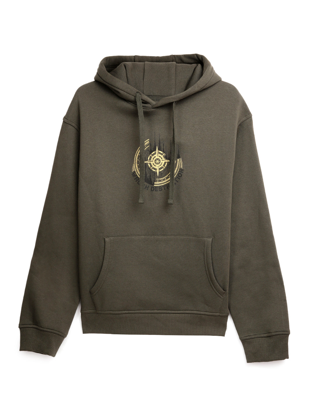 Wrogn Destination Olive Hoodie