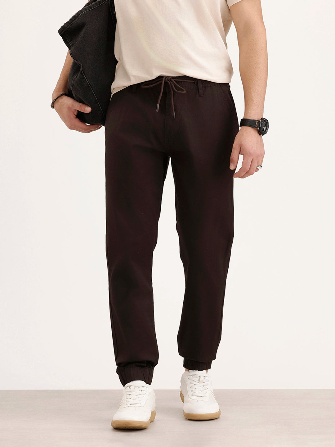 Classic Slim Fit Jogger | Brown