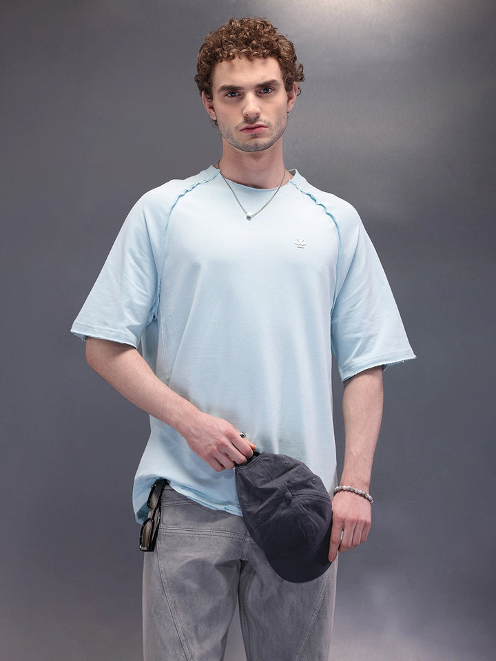 Cut & Sue Oversized T-Shirt | Light Blue
