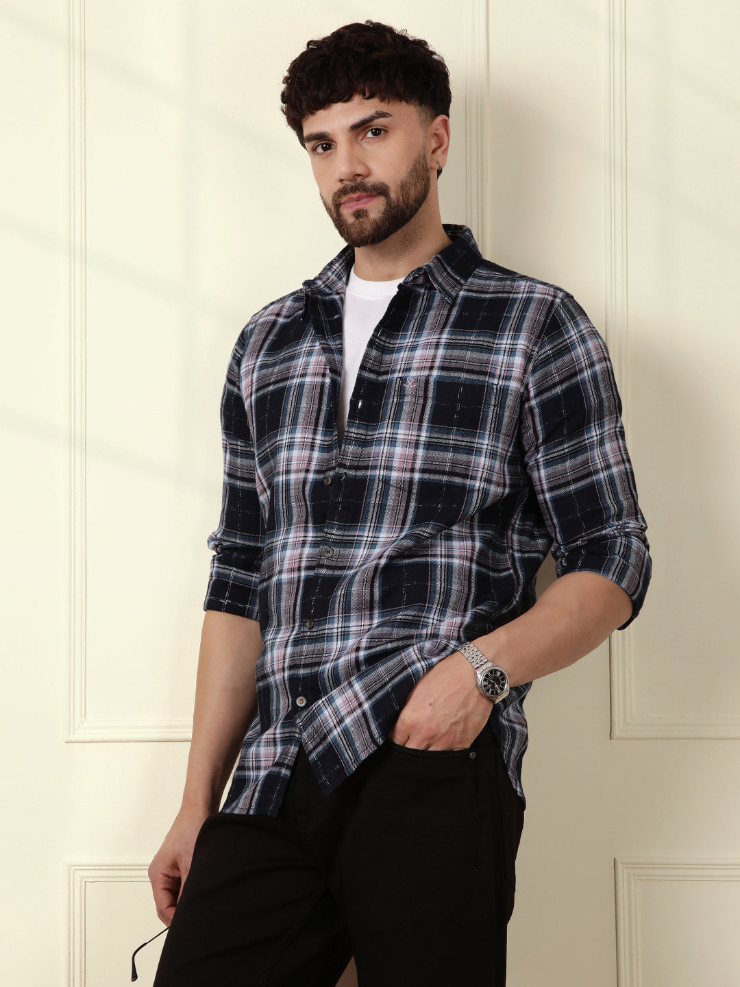 Check Man Shop Checked Shirts for Men | WROGN – Wrogn