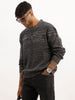 Oversized Fit Knited Sweater | Dark Grey