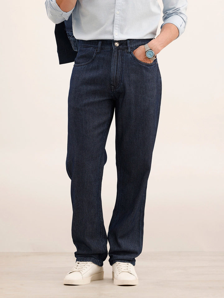 Anti Fit Denim Jeans | Dark Blue