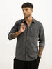 Classic Slim Fit AOP Shirt | Black