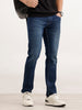 Slim Fit Faded Denim Jeans  | Blue