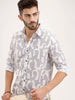 Regular Fit AOP Shirt | Grey