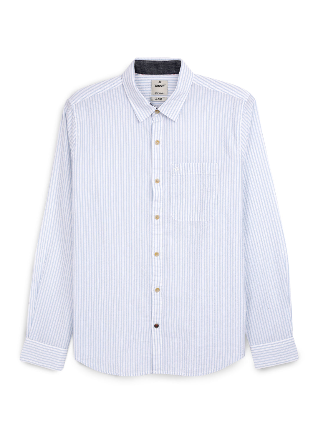 Premium Striped Blue Slim fit Shirt