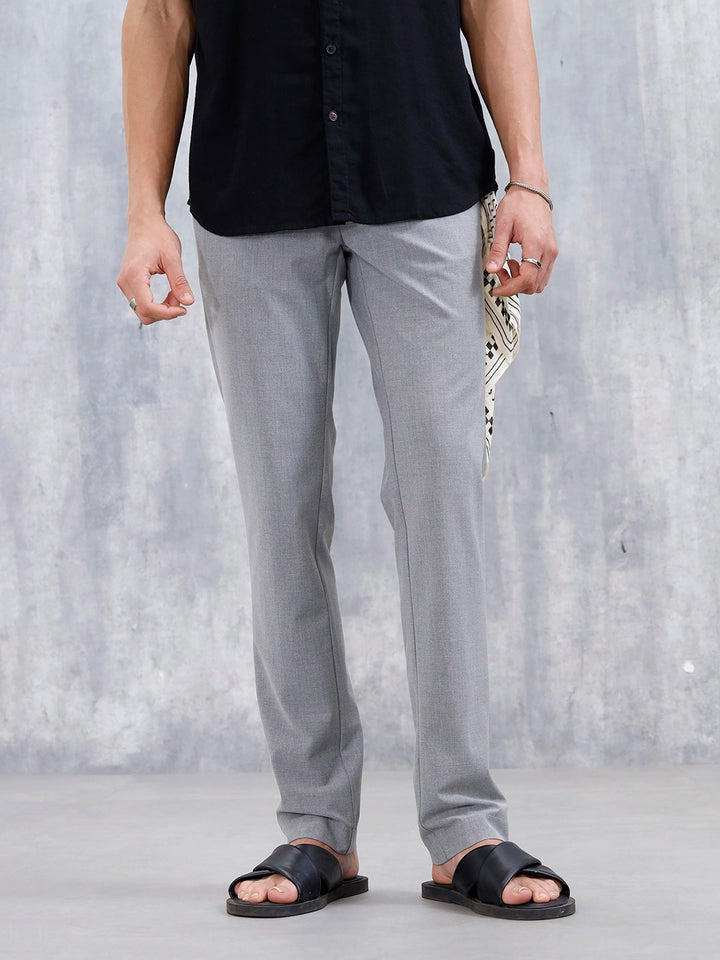 Men's Causla Slim Fit Trousers | Grey