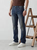 Classic Straight Fit Denim Jeans| Blue