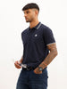 Regular Fit Tipping Collar Polo T-Shirt | Blue