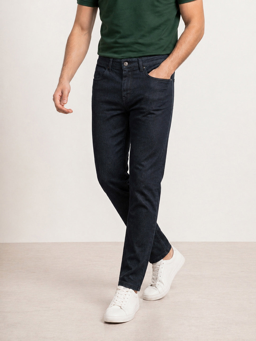 Slim Fit Denim Jeans | Dark Blue